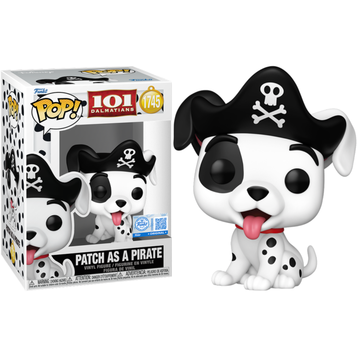 101 Dalmatians – Patch as a Pirate Funko Pop! Vinyl Figure #1745