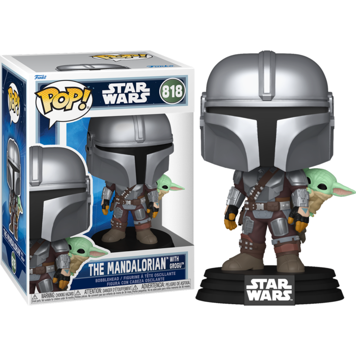 The Mandalorian & Grogu (2026) – The Mandalorian with Grogu Funko Pop! Vinyl Figure #818