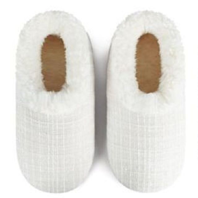 Slumbies Women's Tweed Sparkle Large - Cream