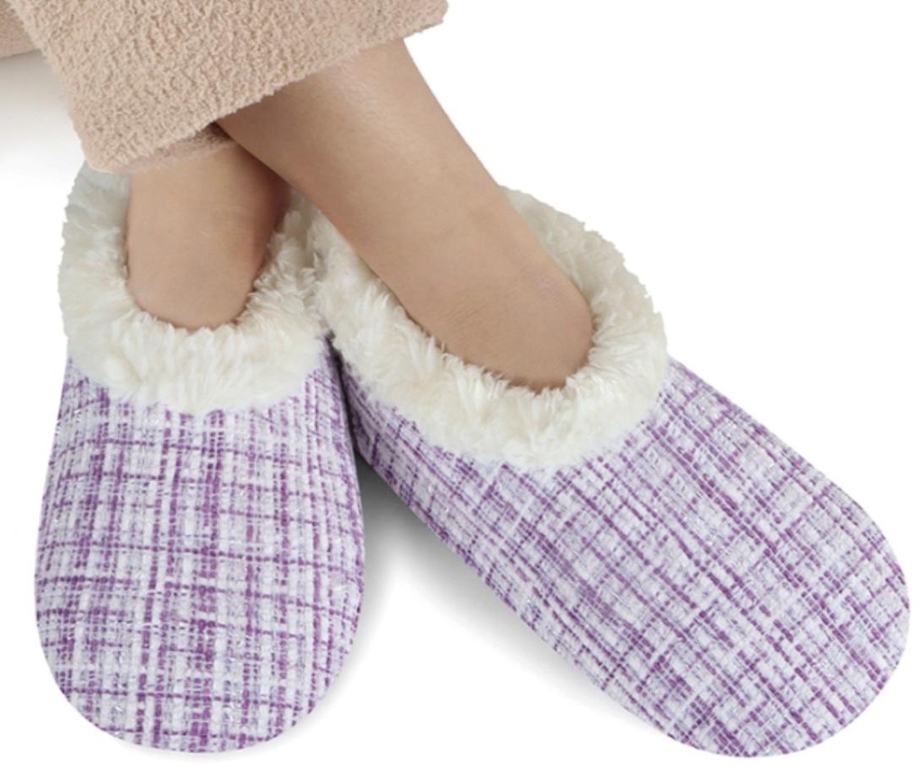 Slumbies Women's Tweed Sparkle Large - Purple