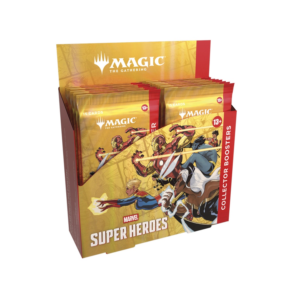 Magic: The Gathering - Marvel Super Heroes Collector Booster Sealed Box (12 Packs)