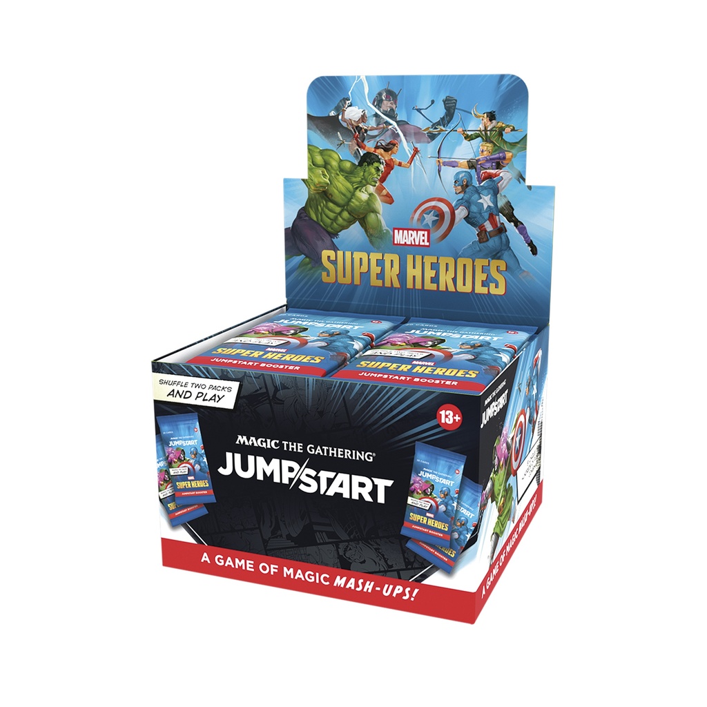 Magic: The Gathering - Marvel Super Heroes Jumpstart Booster Sealed Box (24 Packs)
