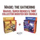 Magic: The Gathering - Marvel Super Heroes & TMNT Collector Booster Box Bundle