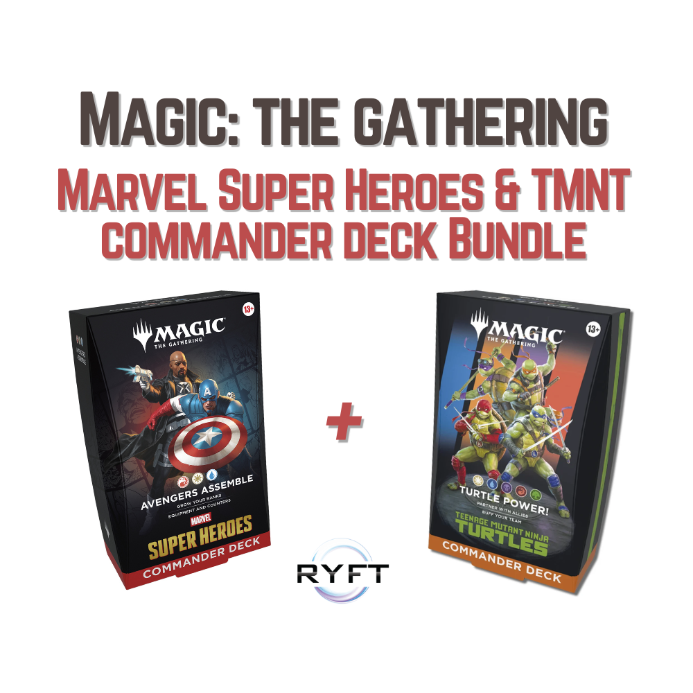 Magic: The Gathering - Marvel Super Heroes & TMNT Commander Deck Bundle