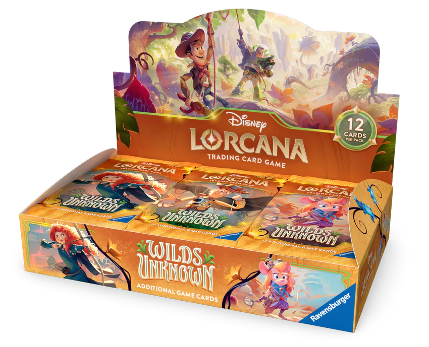 Disney Lorcana Trading Card Game: Wilds Unknown Sealed Booster Box