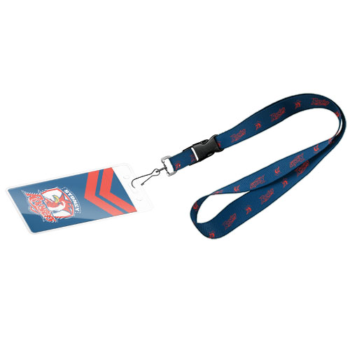 NRL Sydney Roosters Lanyard With Pocket