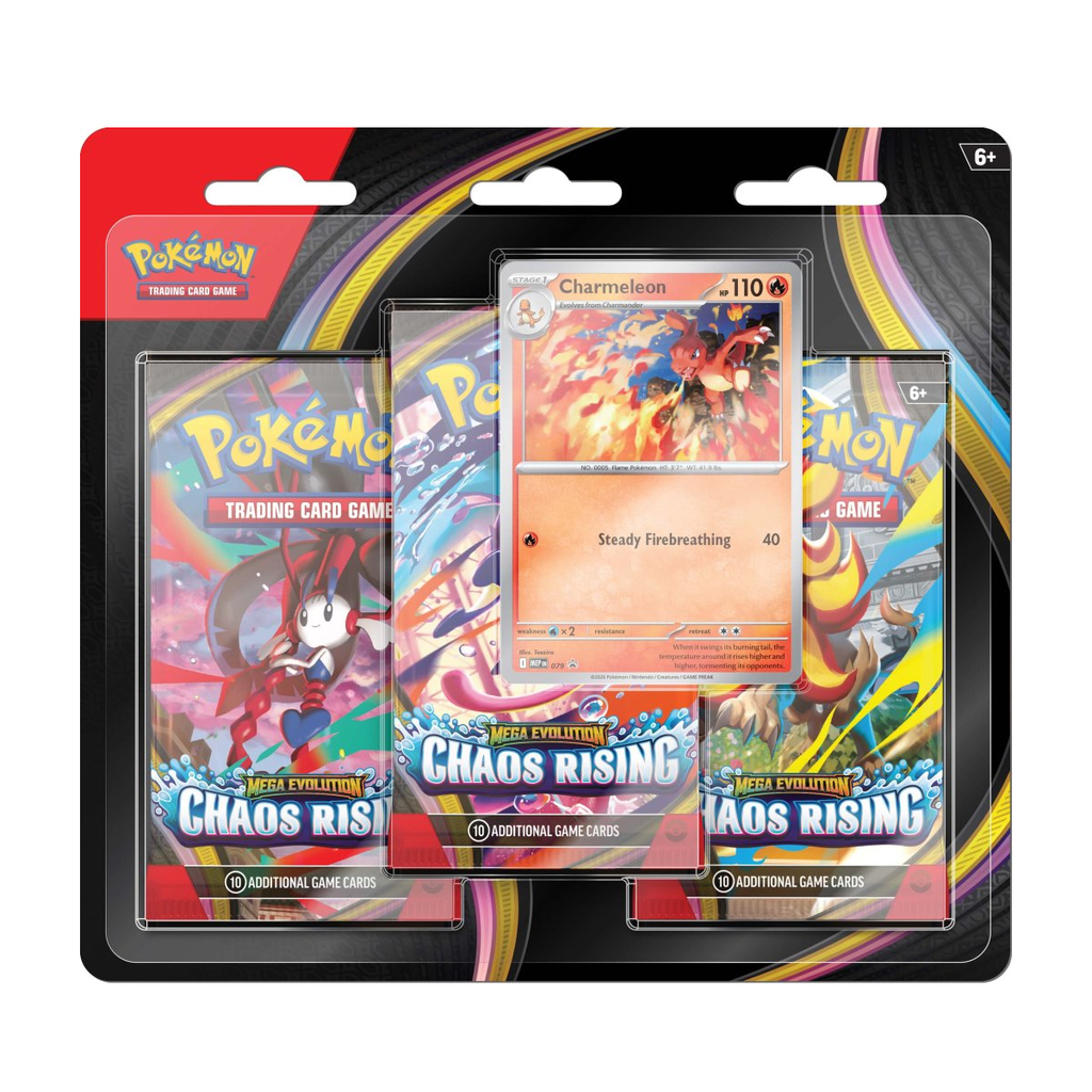 Pokémon TCG: Mega Evolution 4 Chaos Rising 3-Booster Blister