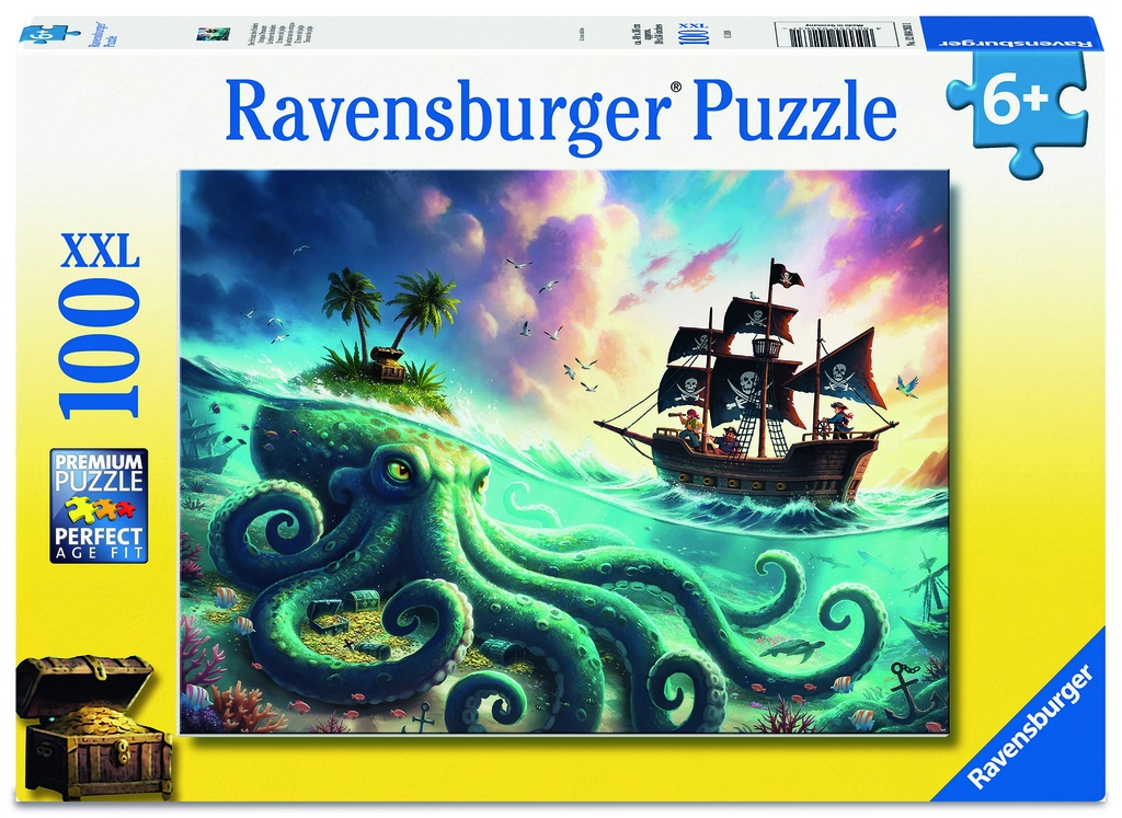 Octopus Treasure – 100‑Piece Puzzle by Ravensburger