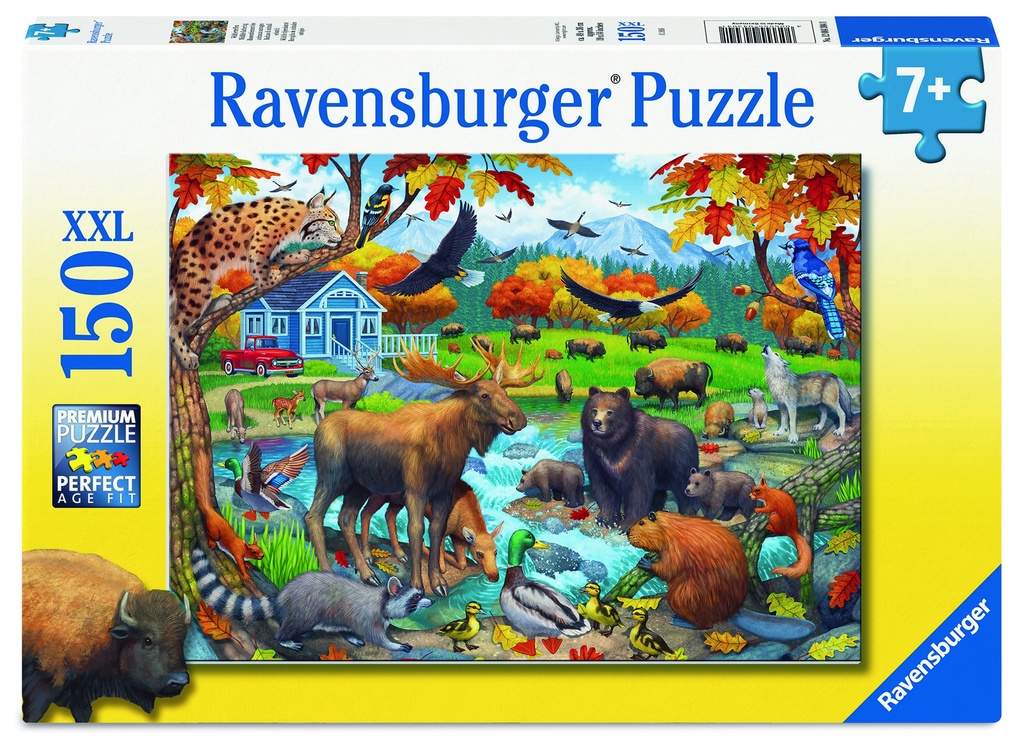 Ravensburger Wildlife Gathering 150 Piece Puzzle