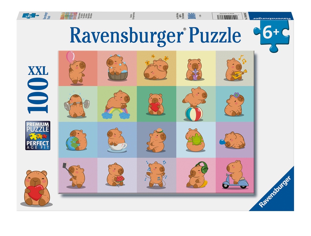 Ravensburger Cabybara 100 Piece Puzzle