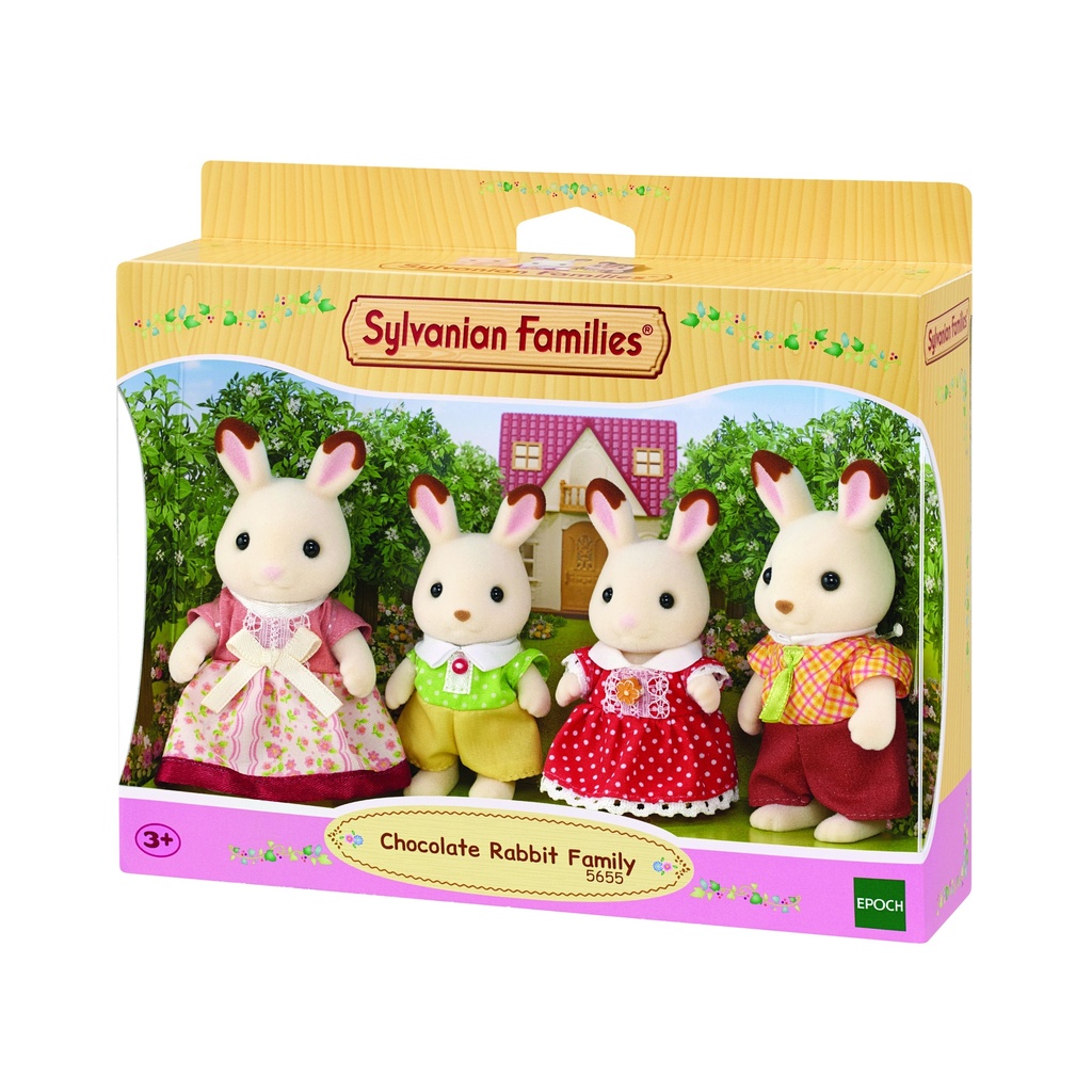 Sylvanian Families - Chocolate Rabbit Family