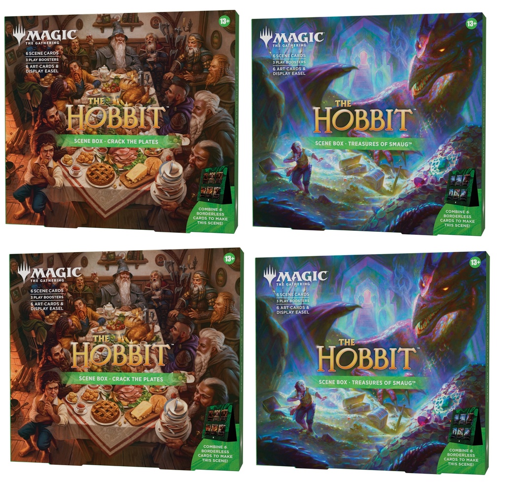 Magic: The Gathering - The Hobbit Scene Box Display (4 Boxes)