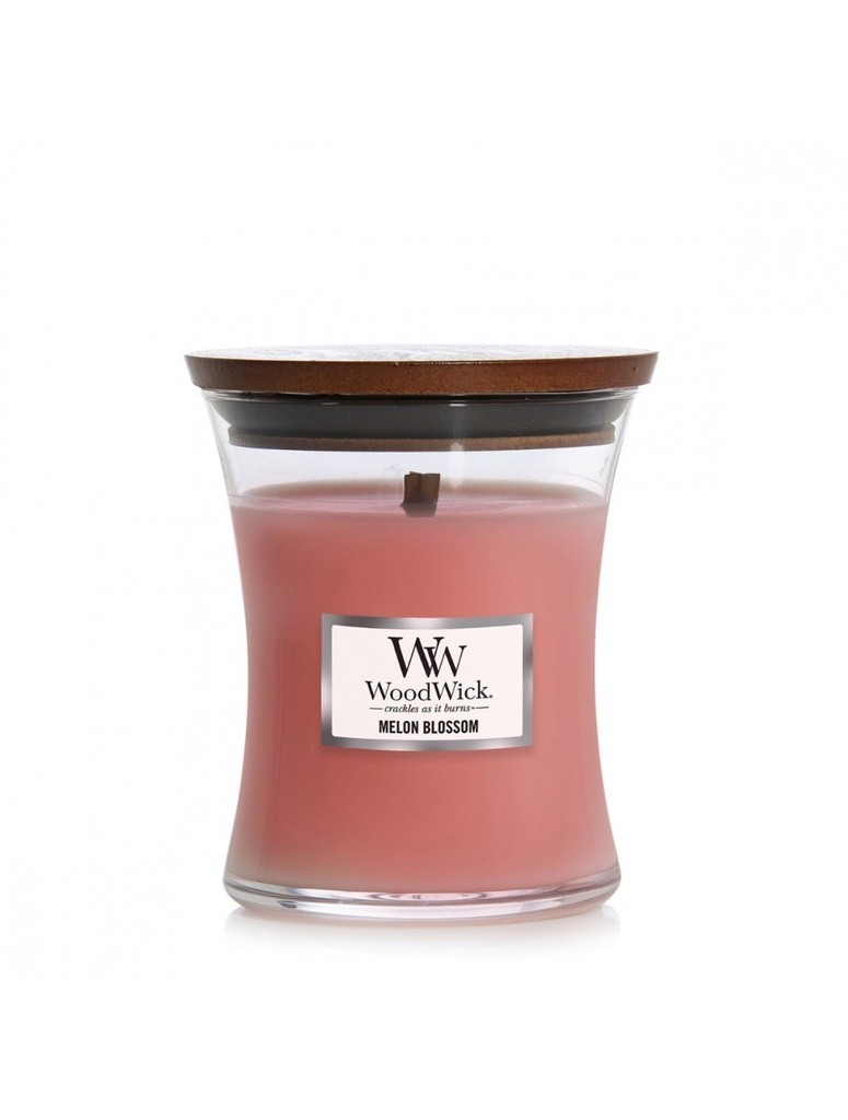 Melon Blossom Medium Candle - WoodWick