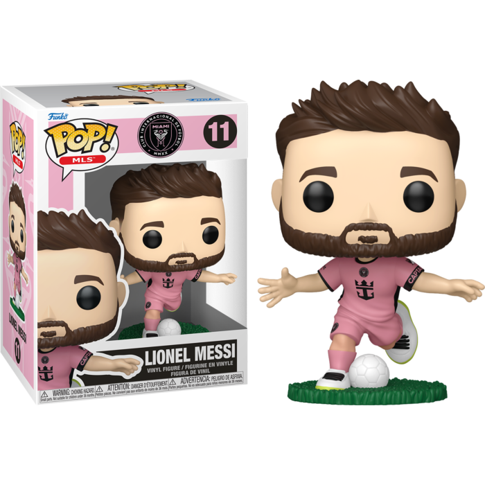 MLS: Inter Miami – Lionel Messi (Pink Kit) Funko Pop! Vinyl Figure #11