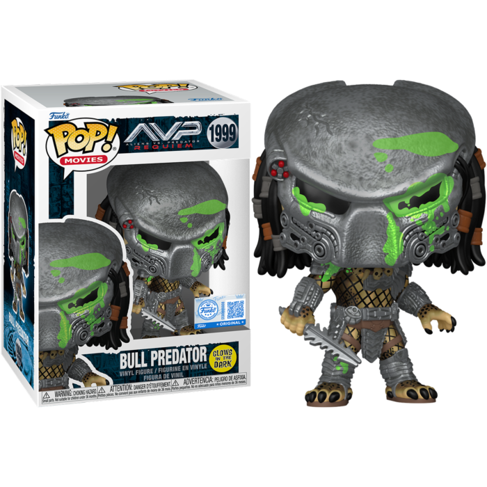 Alien vs. Predator: Requiem - Bull Predator (Glow in the Dark) Funko Pop! Vinyl Figure #1999