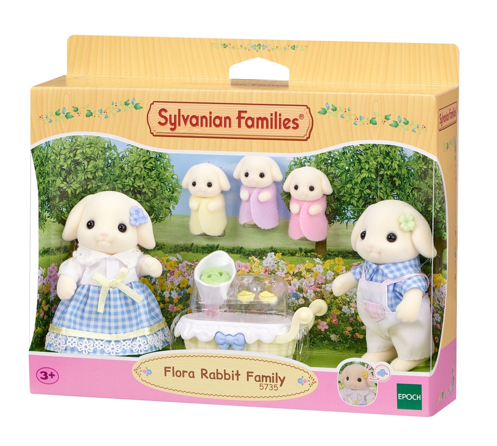 Sylvanian Families - Flora Rabbit Family