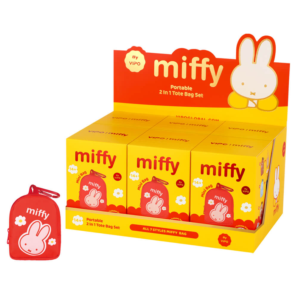 Miffy Portable 2 in 1 Tote Bag Set Blind Box