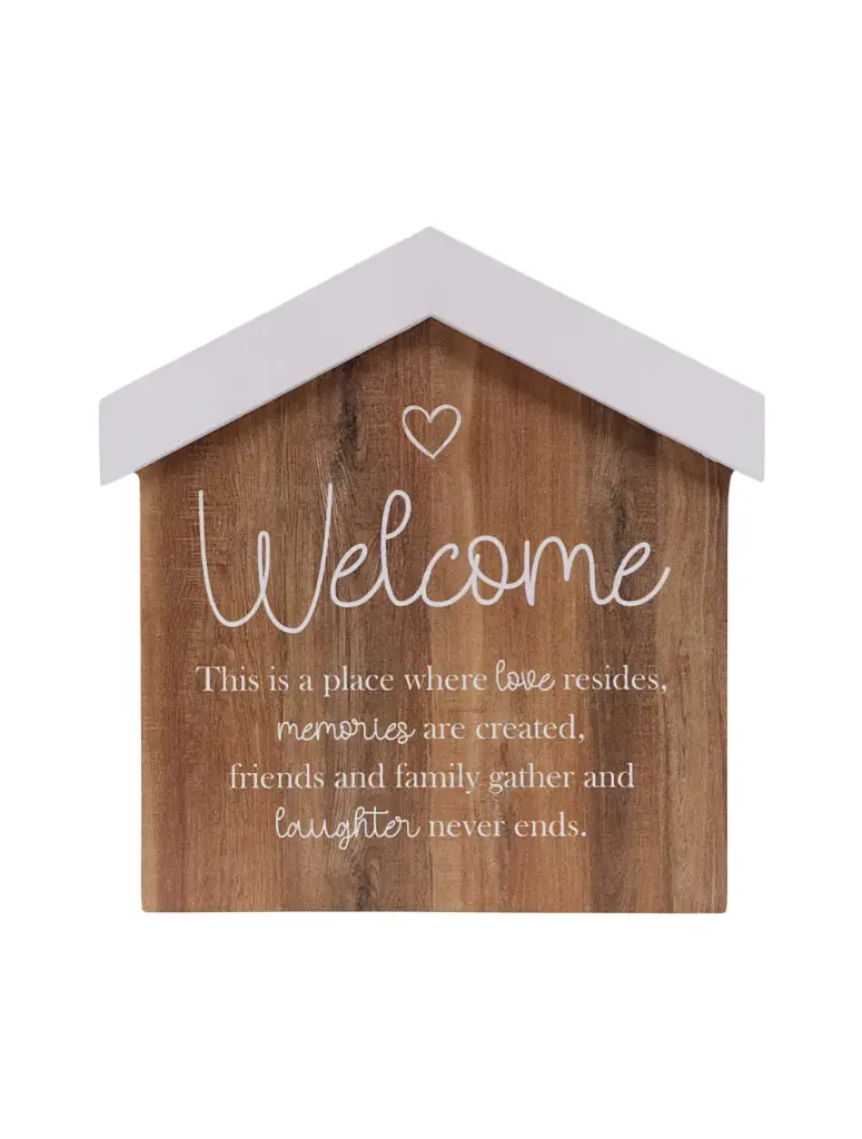 Saddle & Bloom Blockword - Welcome