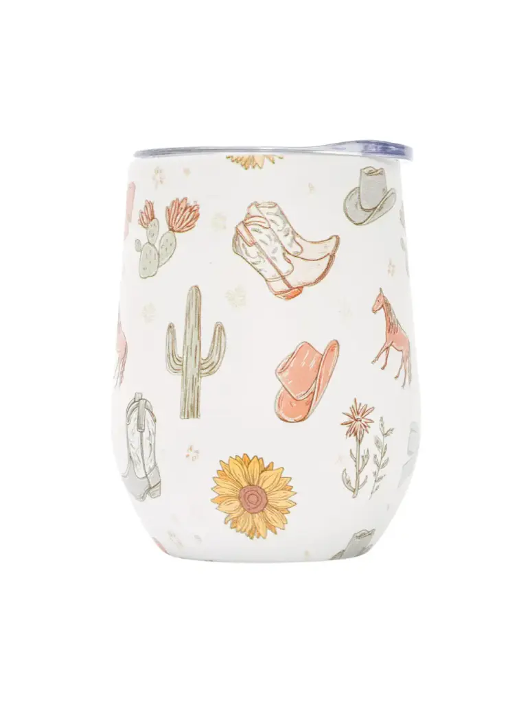 Saddle & Bloom Insulated Wine Tumbler