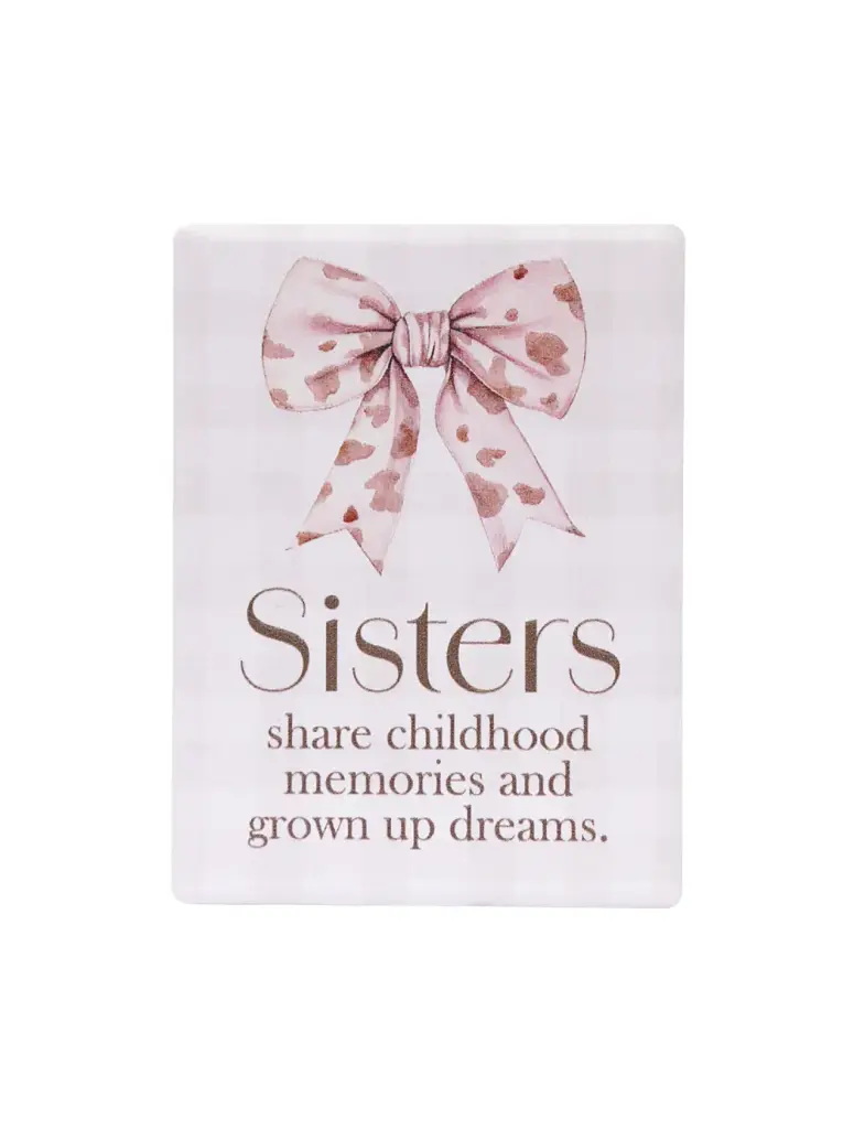 Saddle & Bloom Ceramic Magnet - Sisters