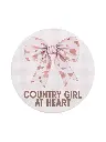 Saddle & Bloom Ceramic Coaster - Country Girl