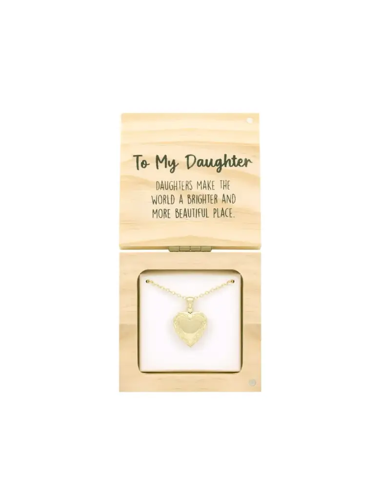 To My Daughter Locket Necklace - Heart & Soul Collection