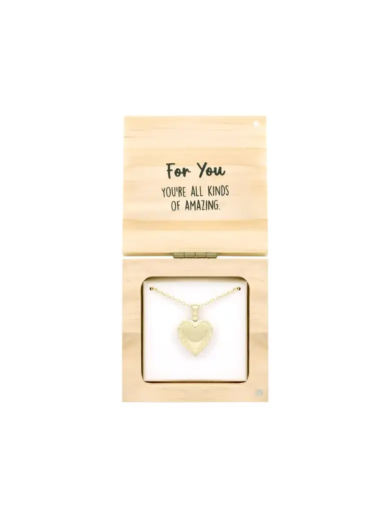 For You Locket Necklace - Heart & Soul Collection