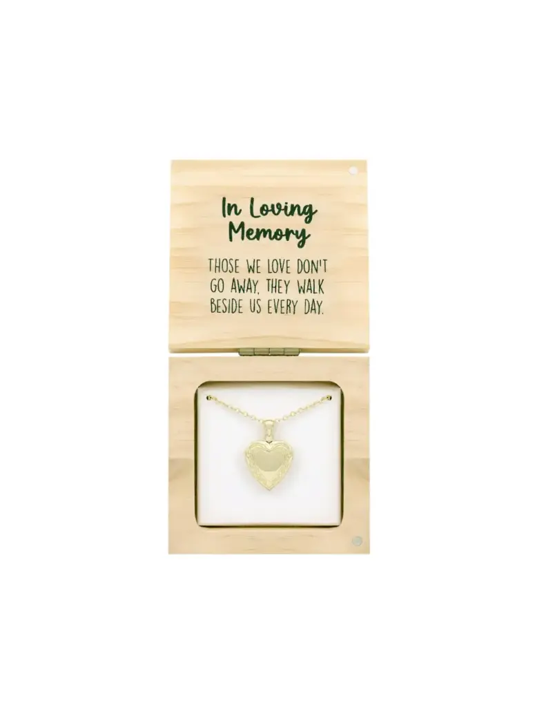 In Loving Memory Locket Necklace - Heart & Soul Collection