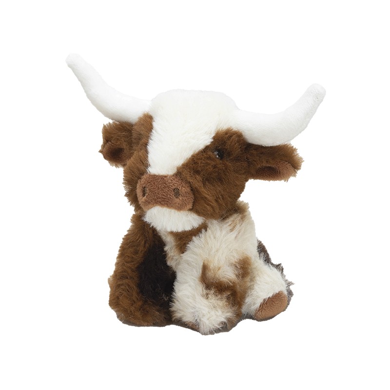 Jomanda Mini Longhorn Plush Brown & Cream