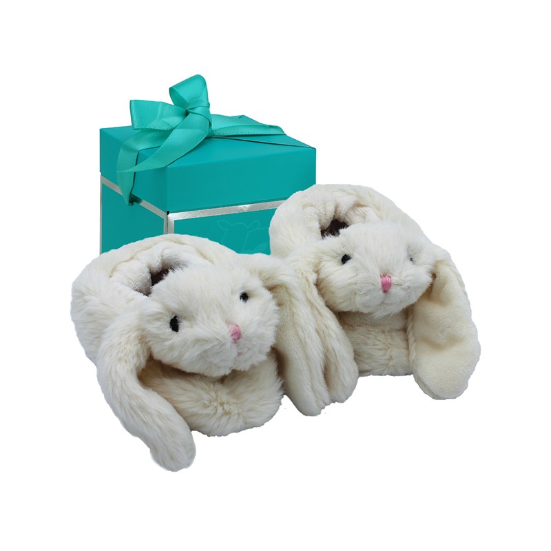 Jomanda Bunny Baby Slippers Cream
