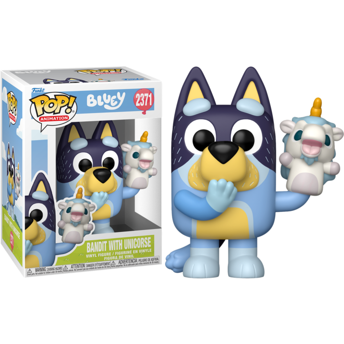 Bluey – Bandit with Unicorse Funko Pop! Vinyl Figure #2371