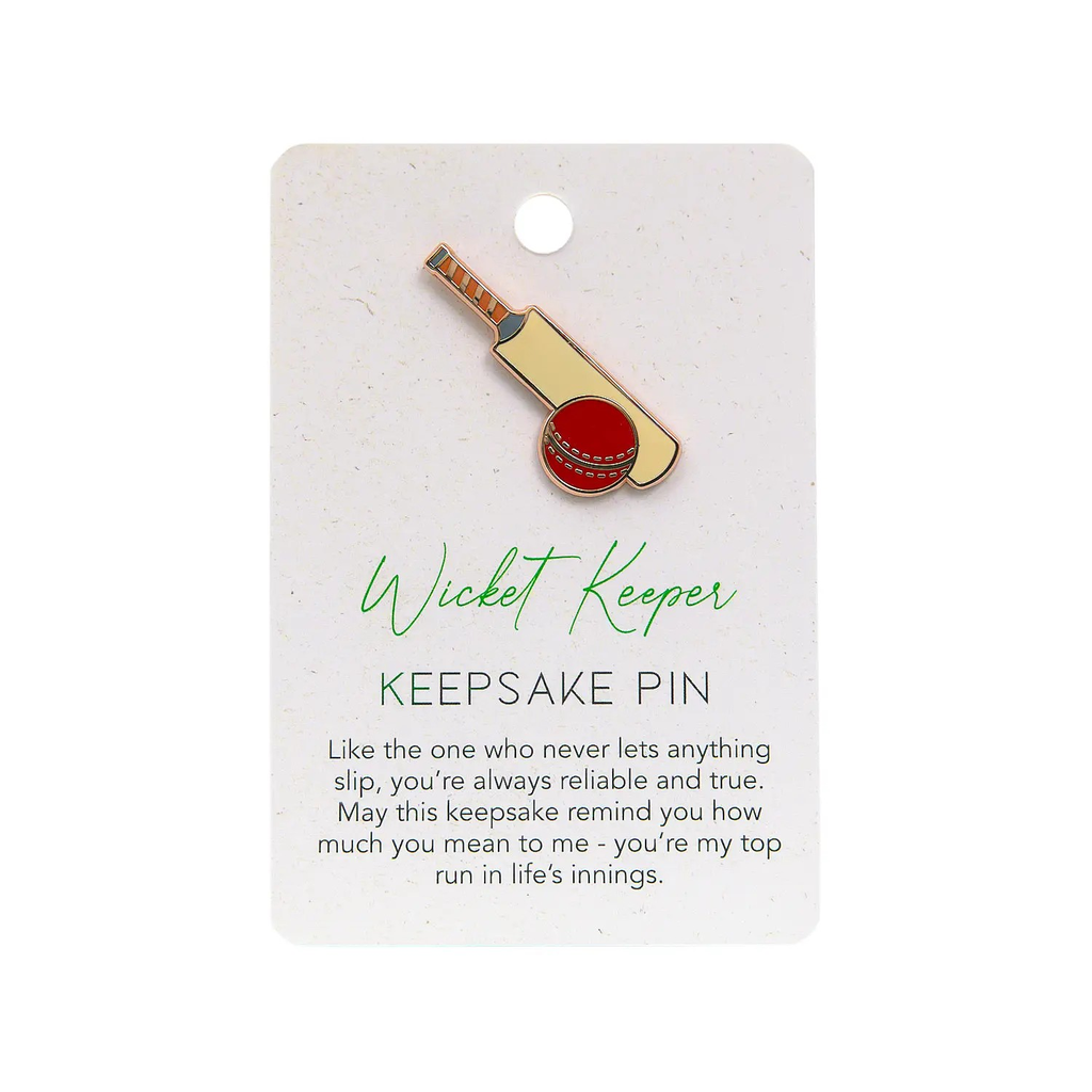 Champions of Life Keepsake Pin - Wicket Keeper