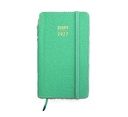 2027 Diary Week-To-View (WTV) Slim with Pen - Spring Green