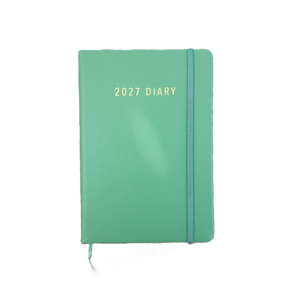 2027 Diary A5 Week-To-View (WTV) Olive