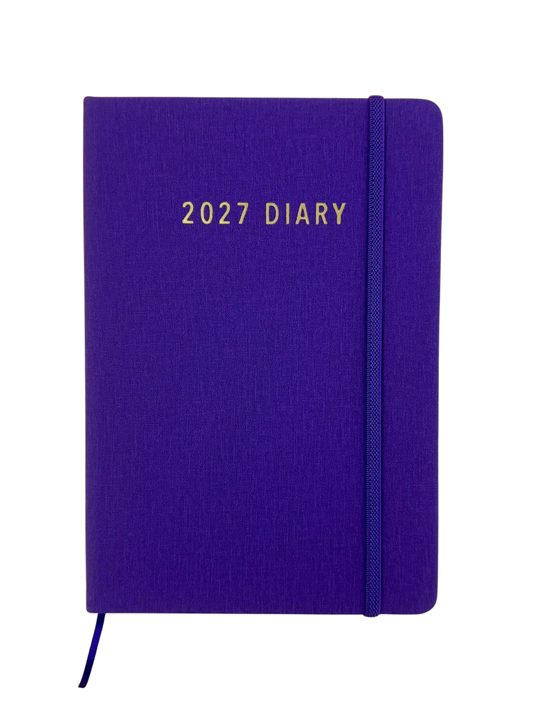 2027 Diary A5 Week-To-View (WTV) Violet