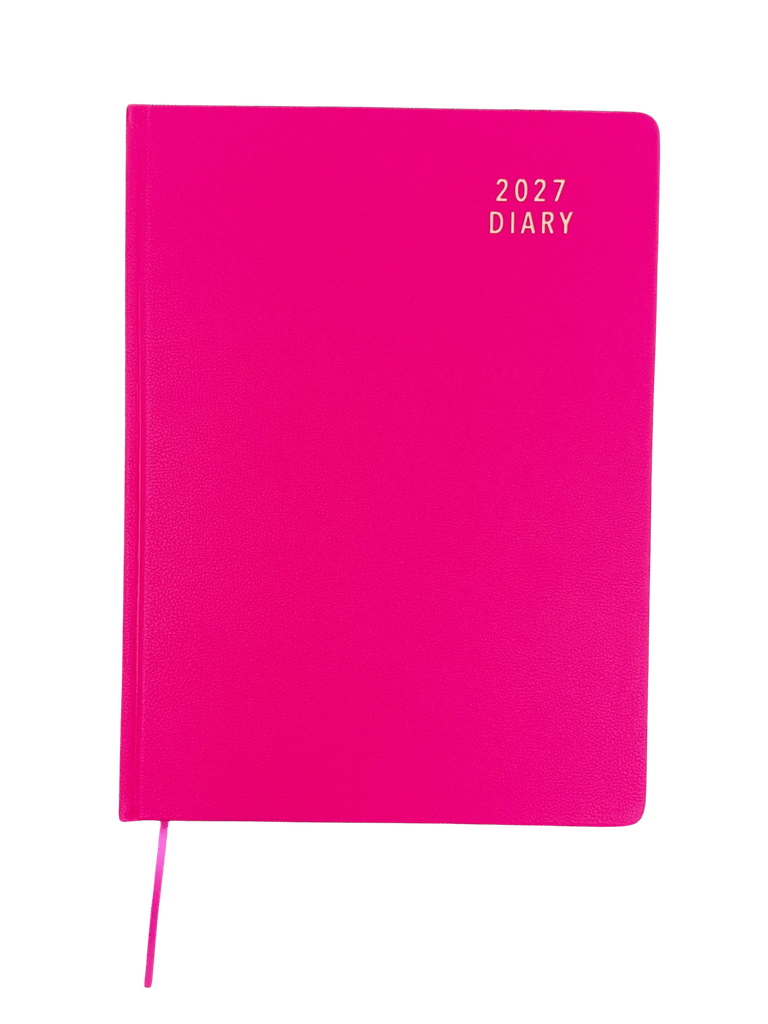 2027 Diary A4 Day-To-A-Page (DTP) Raspberry