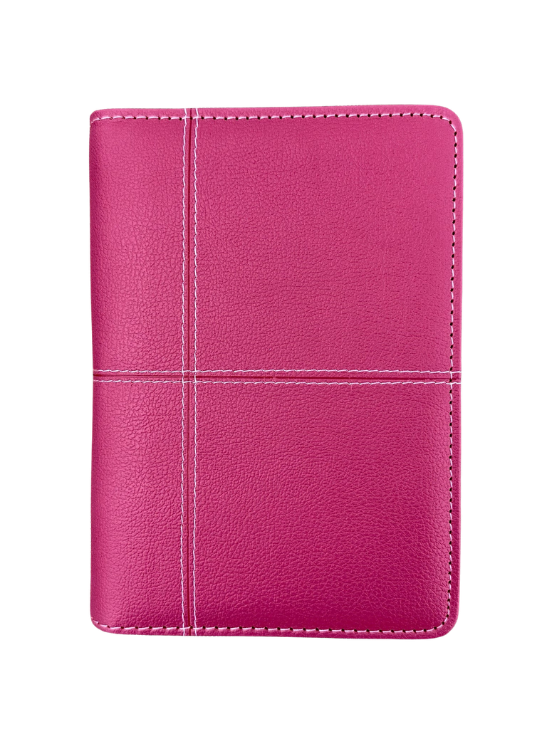 2027 Diary B6 Week-To-View (WTV) Slim Spiral Organiser with Pen - Raspberry