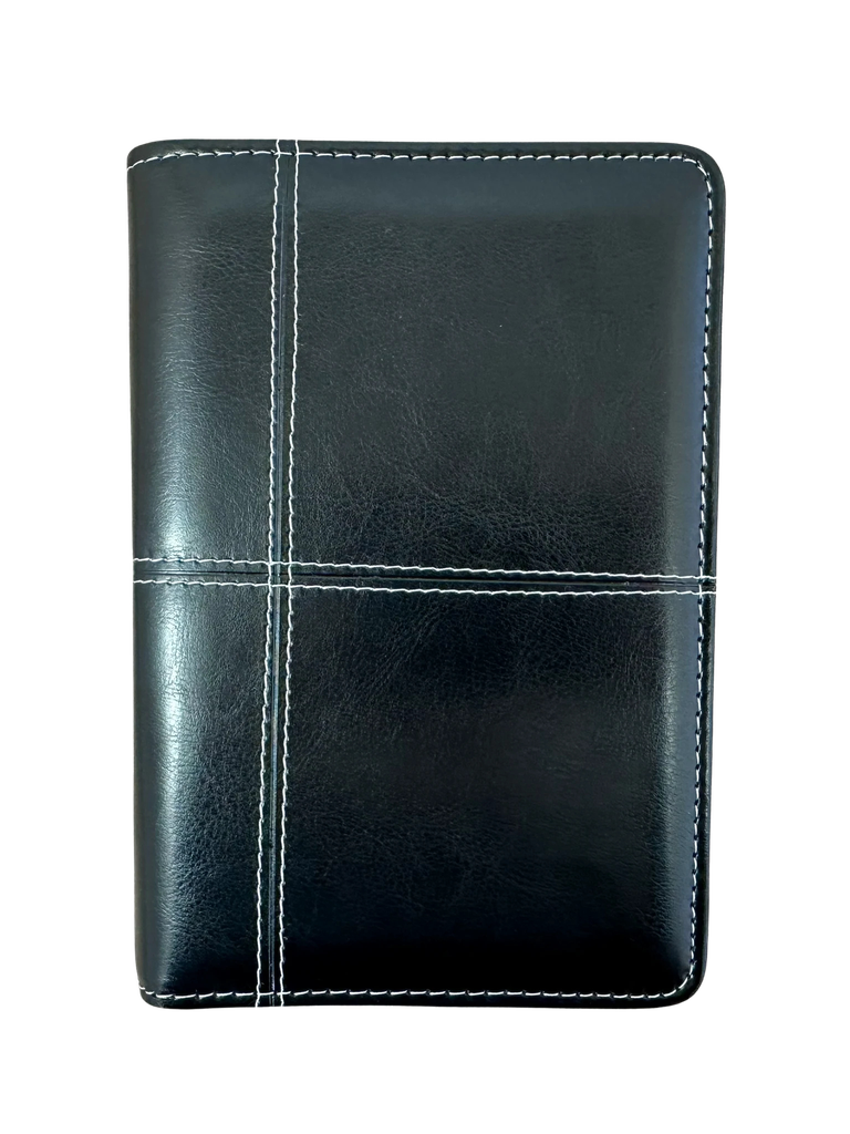 2027 Diary B6 Week-To-View (WTV) Slim Spiral Organiser with Pen - Black