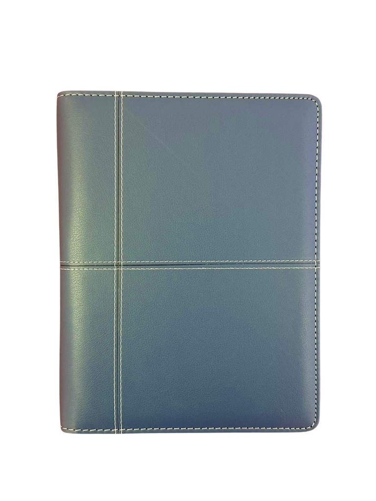 2027 Diary A5 Week-To-View (WTV) Spiral Organiser with Pen - Stormy Blue