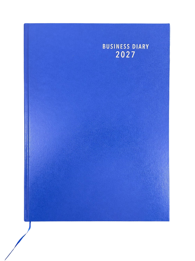 2027 Diary A4 Business Day-To-A-Page (DTP) Blue