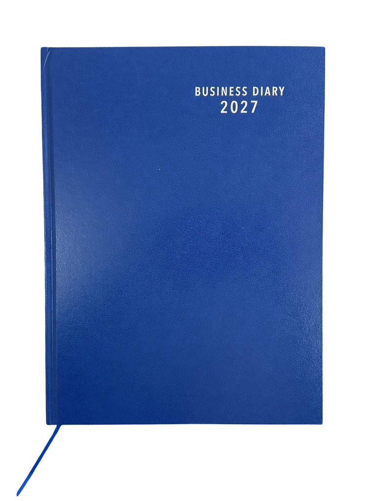 2027 Diary A4 Business Week-To-View (WTV) Blue