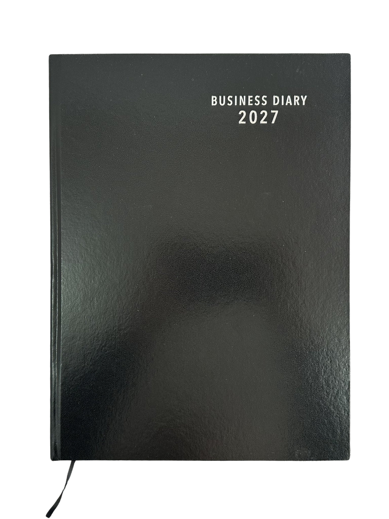 2027 Diary A4 Business Week-To-View (WTV) Black 