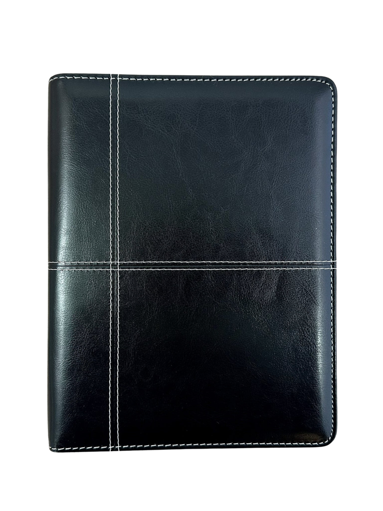 2027 Diary A5 Week-To-View (WTV) Spiral Organiser with Pen - Black 