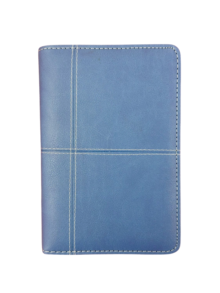 2027 Diary B6 Week-To-View (WTV) Slim Spiral Organiser with Pen - Ocean Blue 