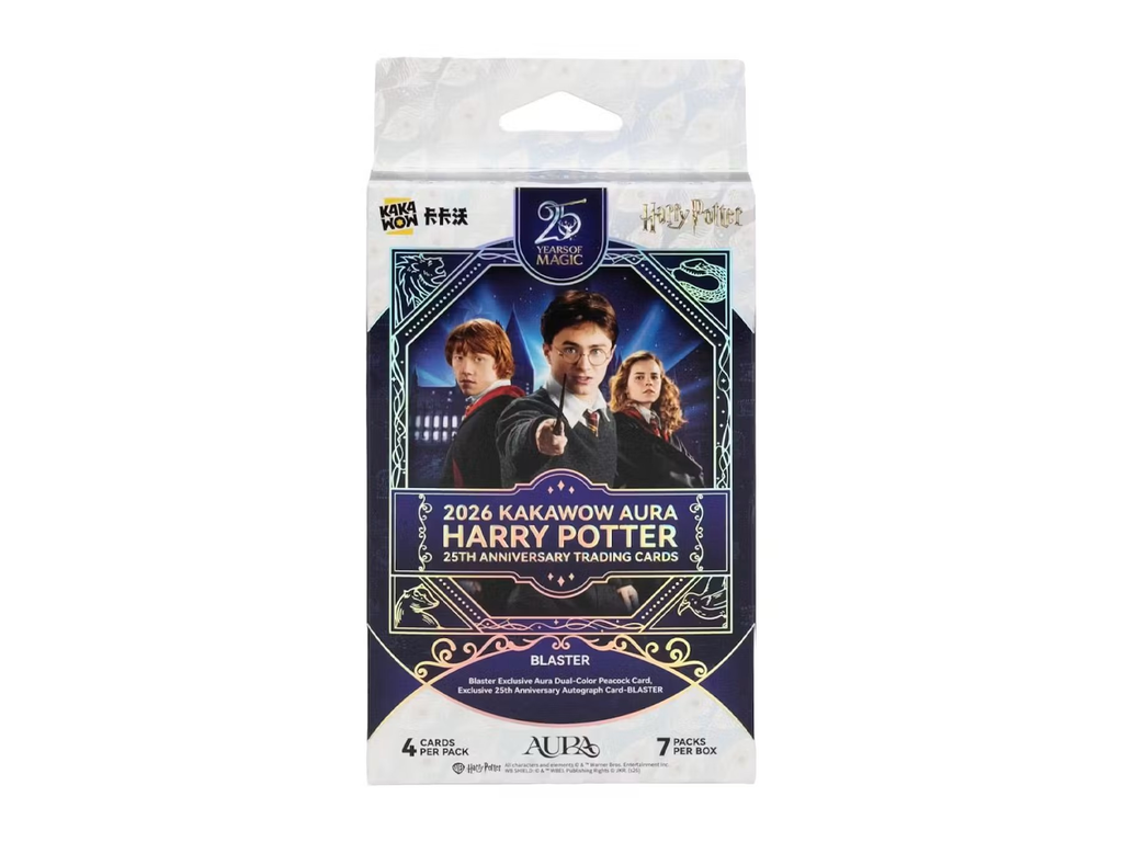 Kakawow AURA Harry Potter 25th Anniversary Trading Card Blaster Box