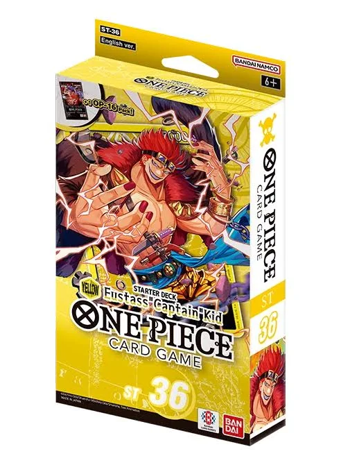 One Piece Card Game: Eustass "Captain" Kid [ST-36] Yellow Starter Deck
