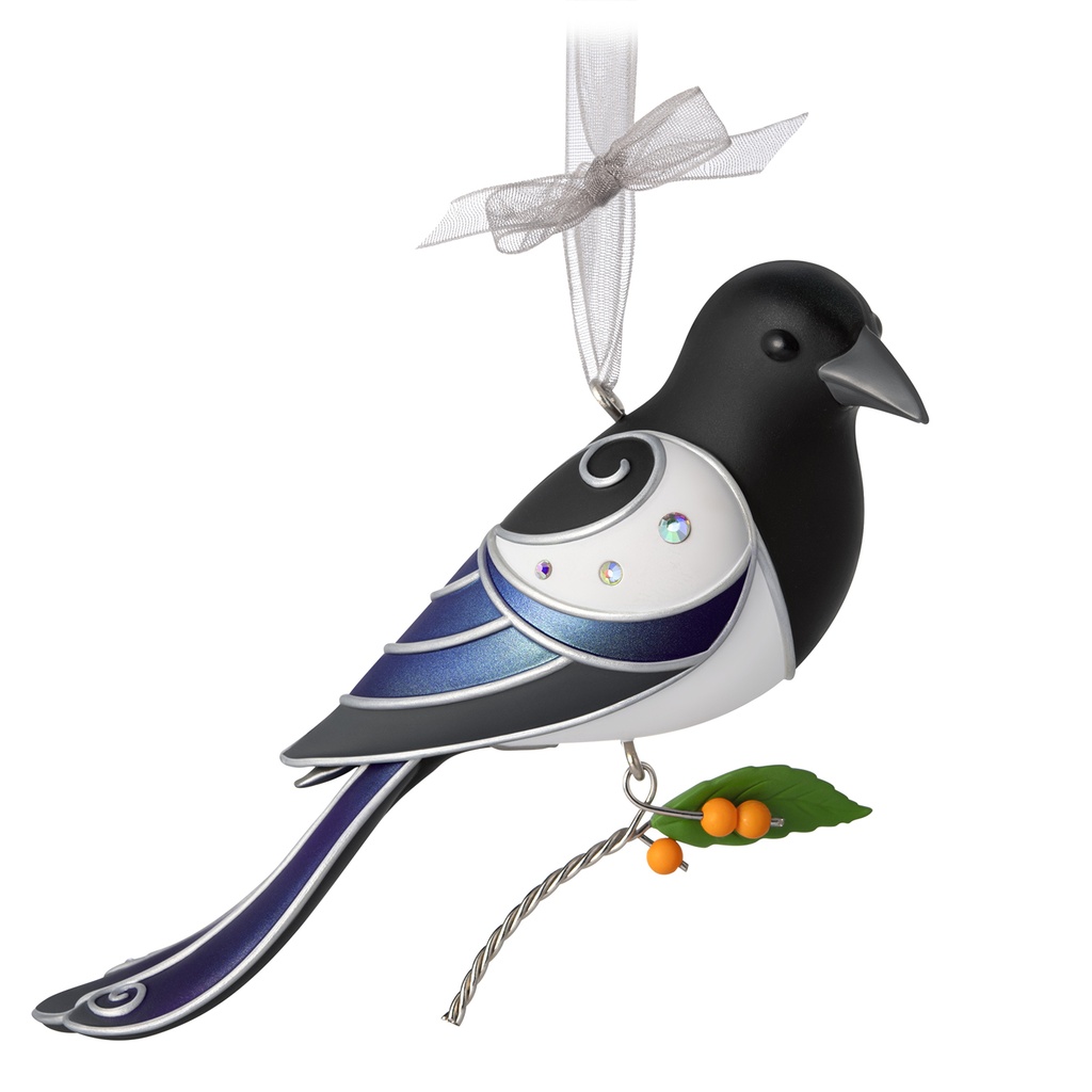 The Beauty of Birds Black-Billed Magpie - 2026 Hallmark Keepsake Christmas Ornament