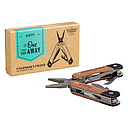 Fishing Multi-Tool Acacia Wood & Titanium Finish - Gentlemen's Hardware