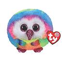 [42504] Owen the Rainbow Owl - Ty Beanie Balls (Puffies)