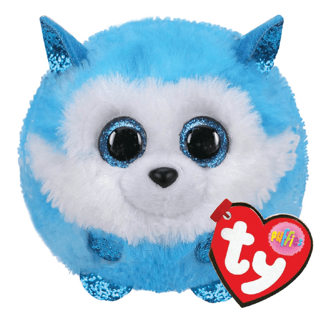 Prince the Blue Husky - Ty Beanie Balls (Puffies)
